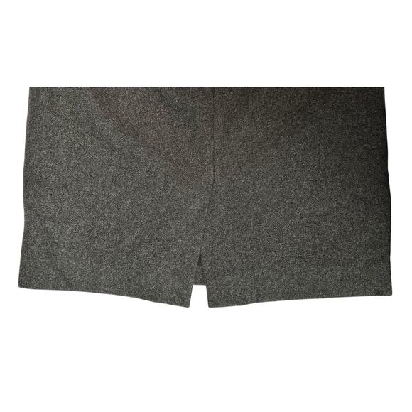 J. Crew Double-Serge Wool The Pencil Skirt Charcoal Gray 46575 Size 10 - Picture 7 of 9